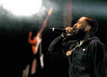 Mandatory Credit: Photo by Imagespace/REX/Shutterstock (9725827z)
Nipsey Hussle, Ermias Asghedom
BET Experience Live!, Los Angeles, USA - 23 Jun 2018