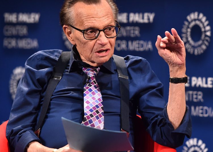 BEVERLY HILLS, CA - AUGUST 01:  Larry king attends The Paley Center For Media Presents: A Special Evening With Dionne Warwick: Then Came You at The Paley Center for Media on August 1, 2018 in Beverly Hills, California.  (Photo by Alberto E. Rodriguez/Getty Images)