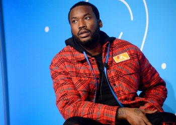 NEW YORK, NEW YORK - NOVEMBER 06:  Meek Mill speaks on stage at the "Justice for All: Reforming a Broken System" at the Fast Company Innovation Festival - Day 2 on November 06, 2019 in New York City. (Photo by Brad Barket/Getty Images for Fast Company)