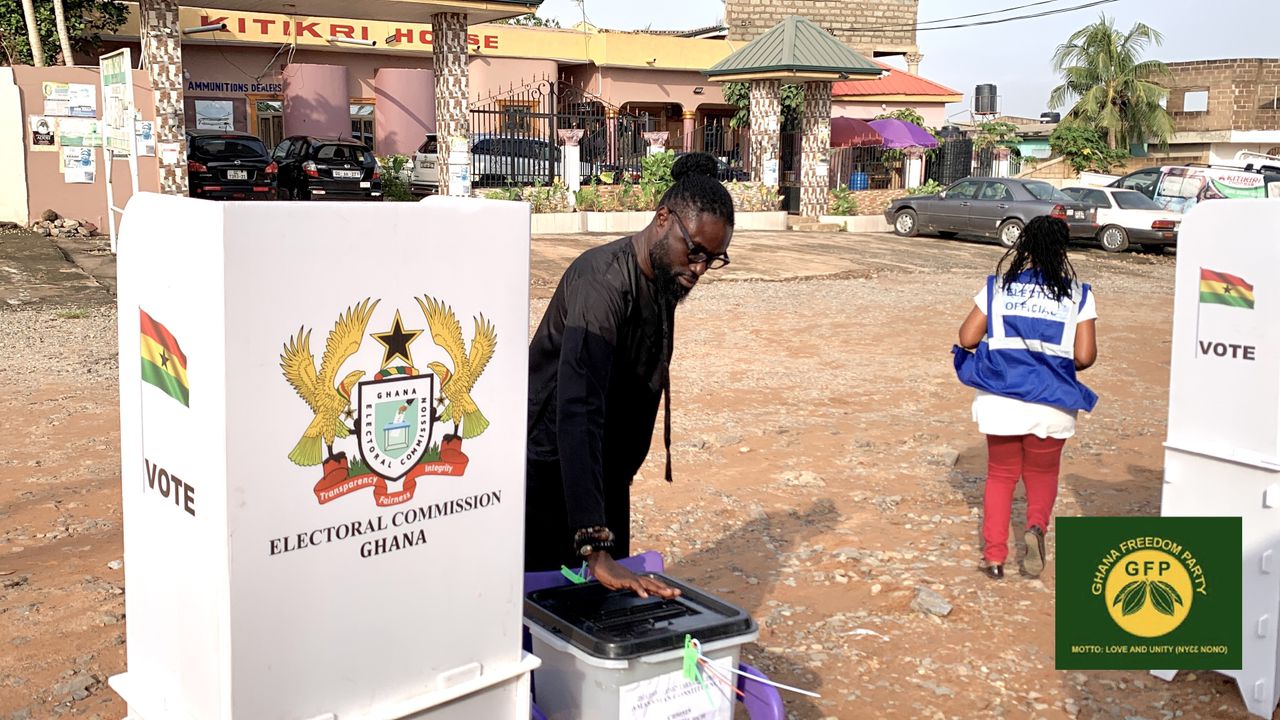 2024 Election:Disqualified Presidential Candidate Roman Fada cast his ...