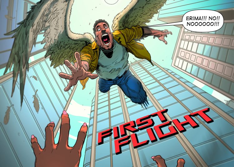 Ugo Comic Book Final Flight Artwork