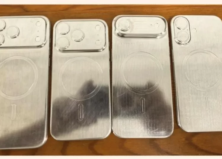 iPhone 17 Pro Max, iPhone 17 Pro, iPhone 17 Air and iPhone 17 blanks.Sonny Dickson
