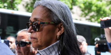 Regina Ventura, mother of Cassie Ventura in court. Pic: Reuters