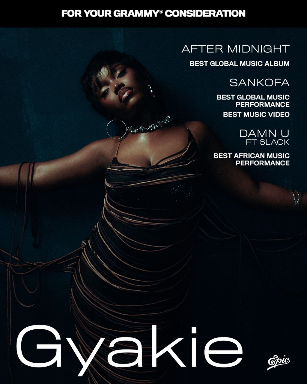 Gyakie s After Midnight And Sankofa Receive GRAMMY Consideration 