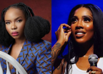 Yemi Alade (left)and Tiwa Savage